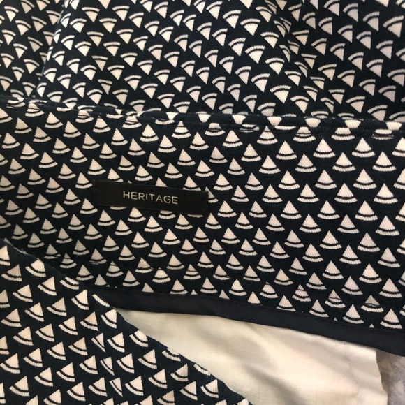 Talbots Sailboat Nautical Print Heritage Pants Size 6 EUC - Picture 8 of 9
